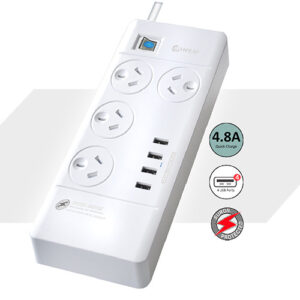 4 Ways Powerboard With 4.8A USB X 4 Outlets