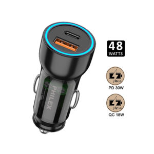 Dual Outlets Quick Car Charger